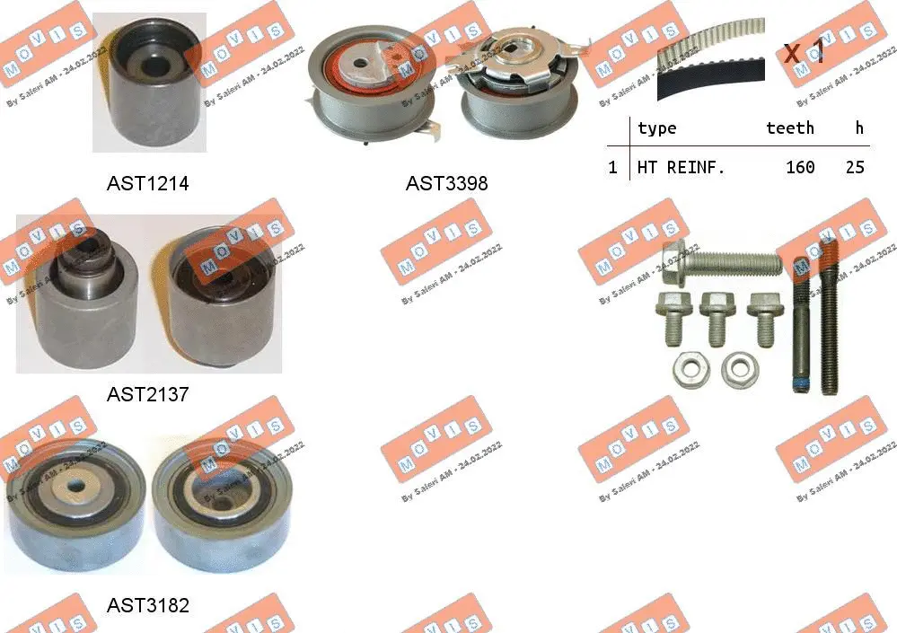 Timing Belt Kit (ASTK1123)