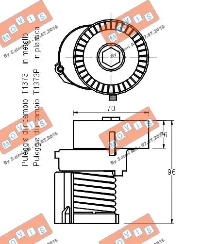 Belt Tensioner, V-ribbed belt