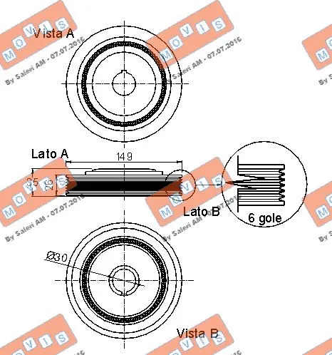 Belt Pulley, crankshaft