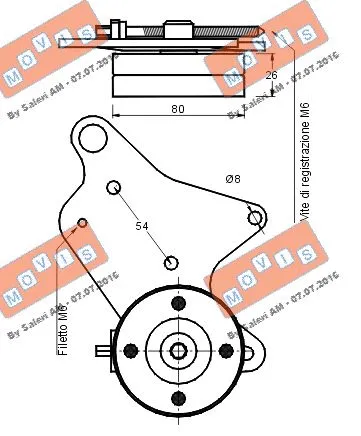 Belt Tensioner, V-ribbed belt