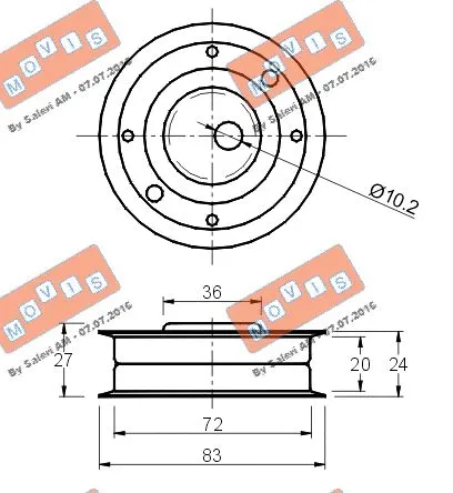 Tensioner Pulley, timing belt