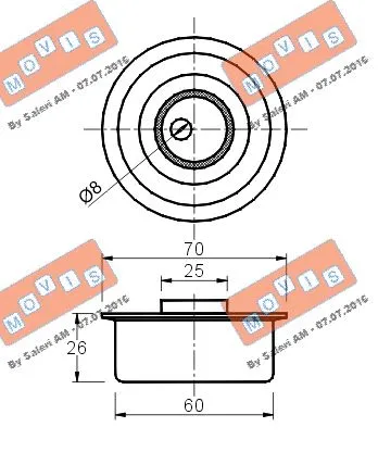 Tensioner Pulley, timing belt