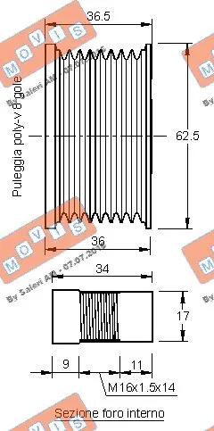 Alternator Freewheel Clutch