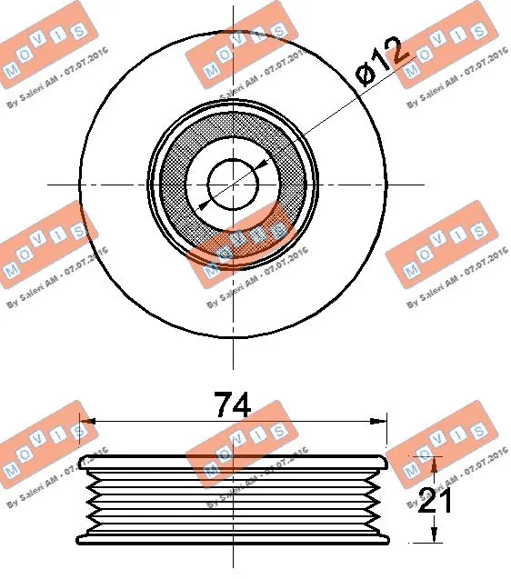 Belt Tensioner, V-ribbed belt