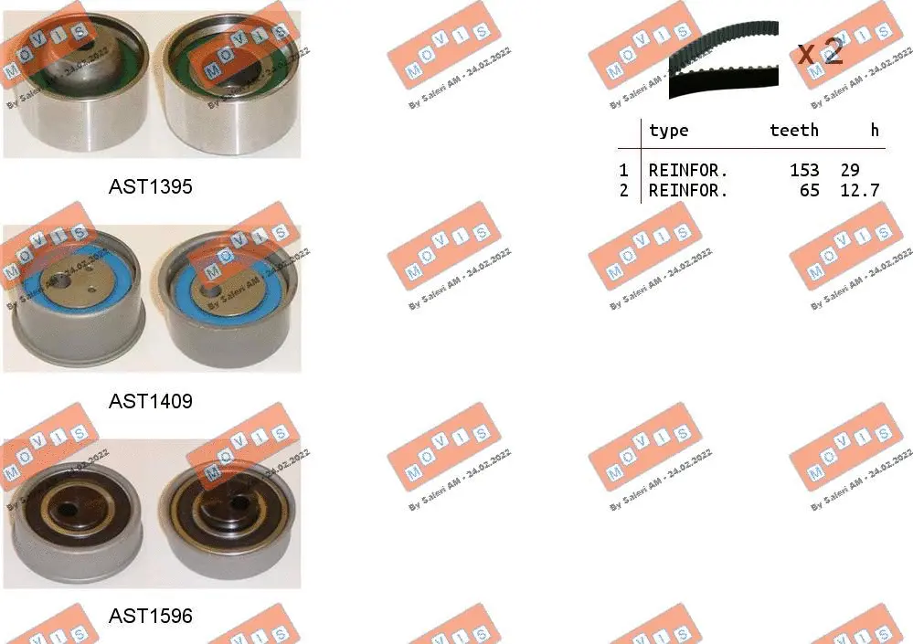 Timing Belt Kit (ASTK1221)