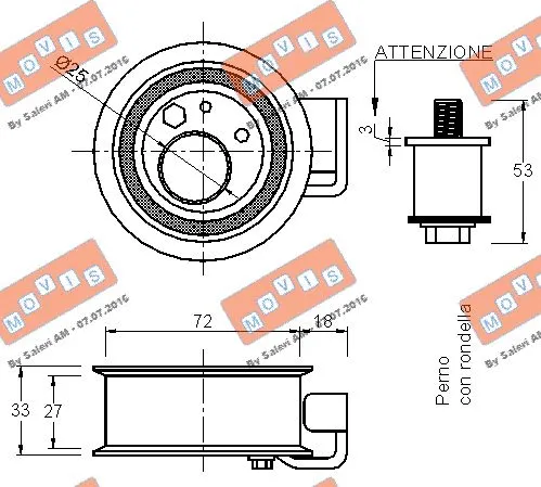 Tensioner Pulley, timing belt