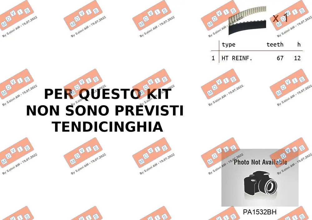 Water Pump & Timing Belt Kit (ASTK0B04PA2)