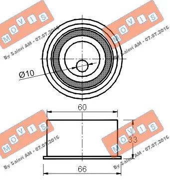 Tensioner Pulley, timing belt