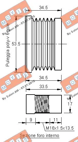 Alternator Freewheel Clutch