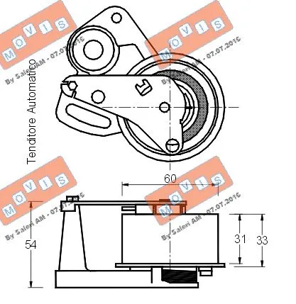 Tensioner Pulley, timing belt