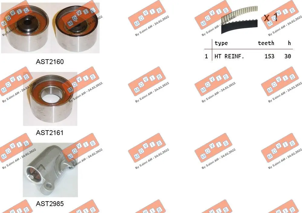 Timing Belt Kit (ASTK1214)