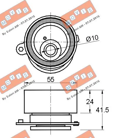 Tensioner Pulley, timing belt