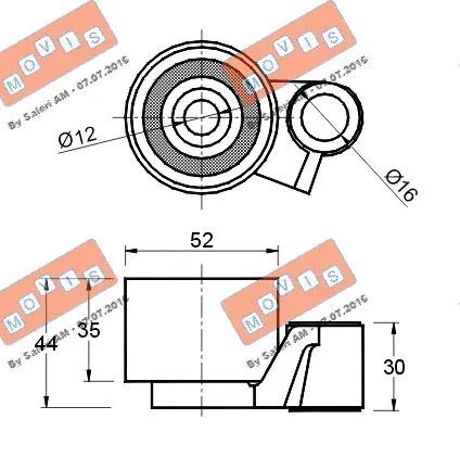 Tensioner Pulley, timing belt