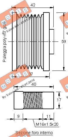 Alternator Freewheel Clutch