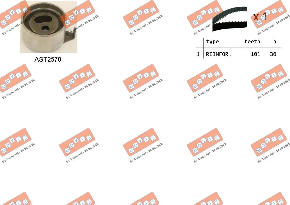 Timing Belt Kit (ASTK1218)