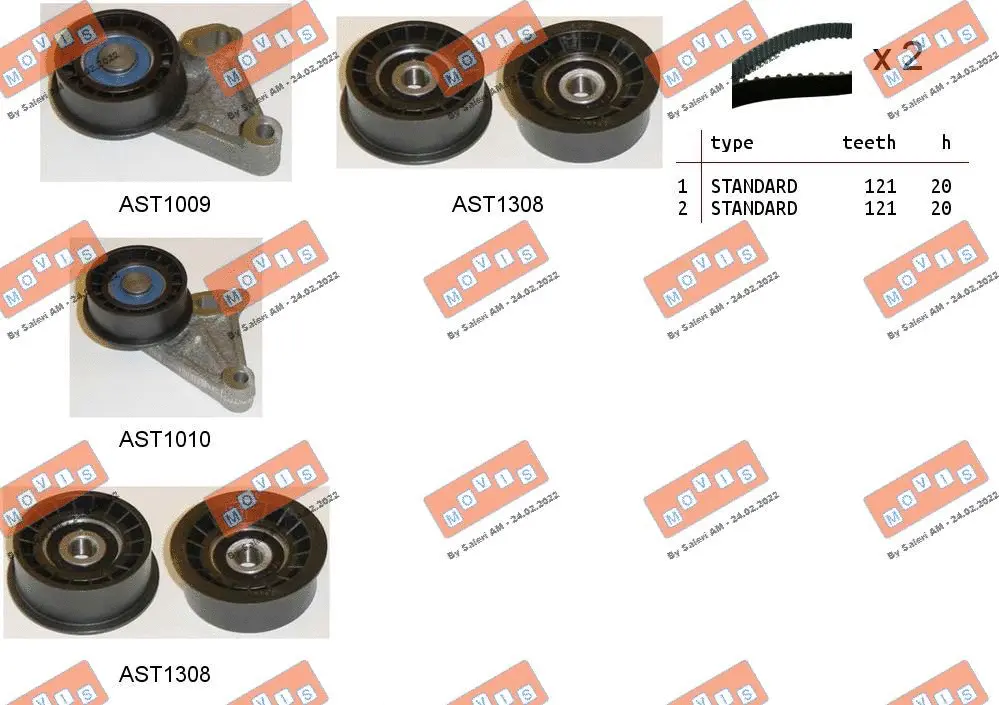 Timing Belt Kit (ASTK0889)