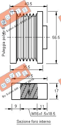 Alternator Freewheel Clutch