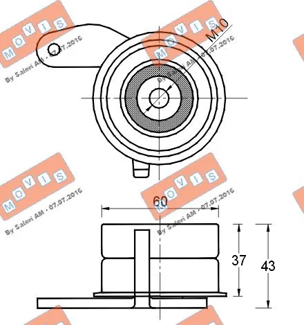 Tensioner Pulley, timing belt