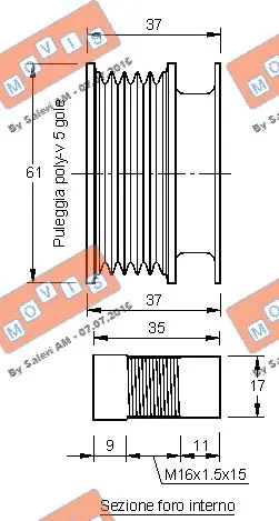 Alternator Freewheel Clutch
