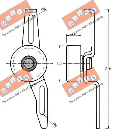 Belt Tensioner, V-ribbed belt