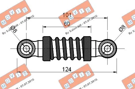 Vibration Damper, V-ribbed belt