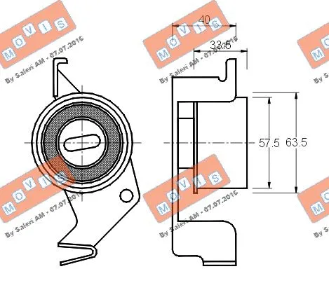Tensioner Pulley, timing belt