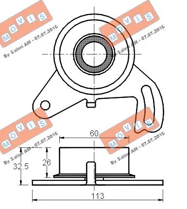Tensioner Pulley, timing belt