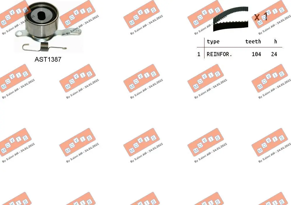 Timing Belt Kit (ASTK1015)