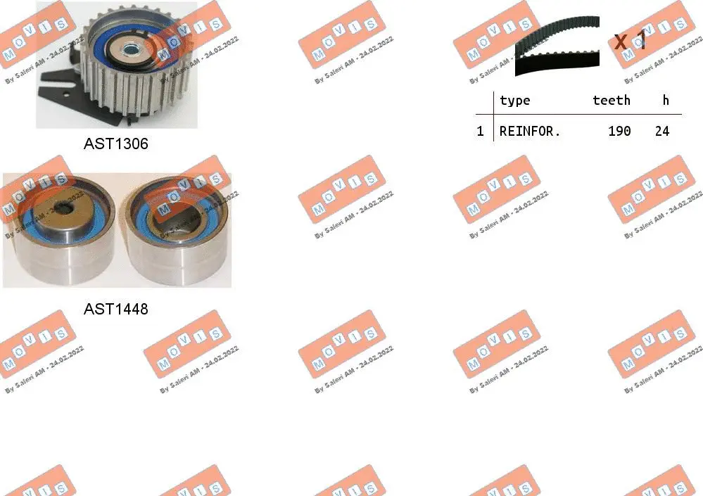 Timing Belt Kit (ASTK0853)
