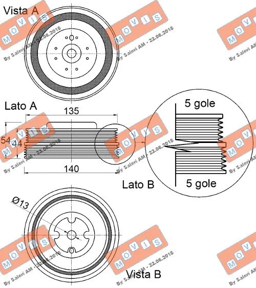 Belt Pulley, crankshaft