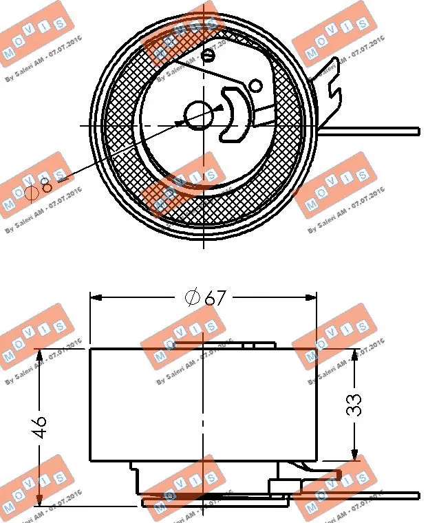 Tensioner Pulley, timing belt