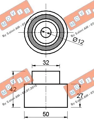 Deflection/Guide Pulley, timing belt