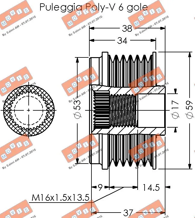 Alternator Freewheel Clutch