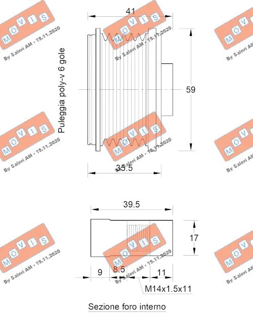 Alternator Freewheel Clutch