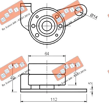 Tensioner Pulley, timing belt