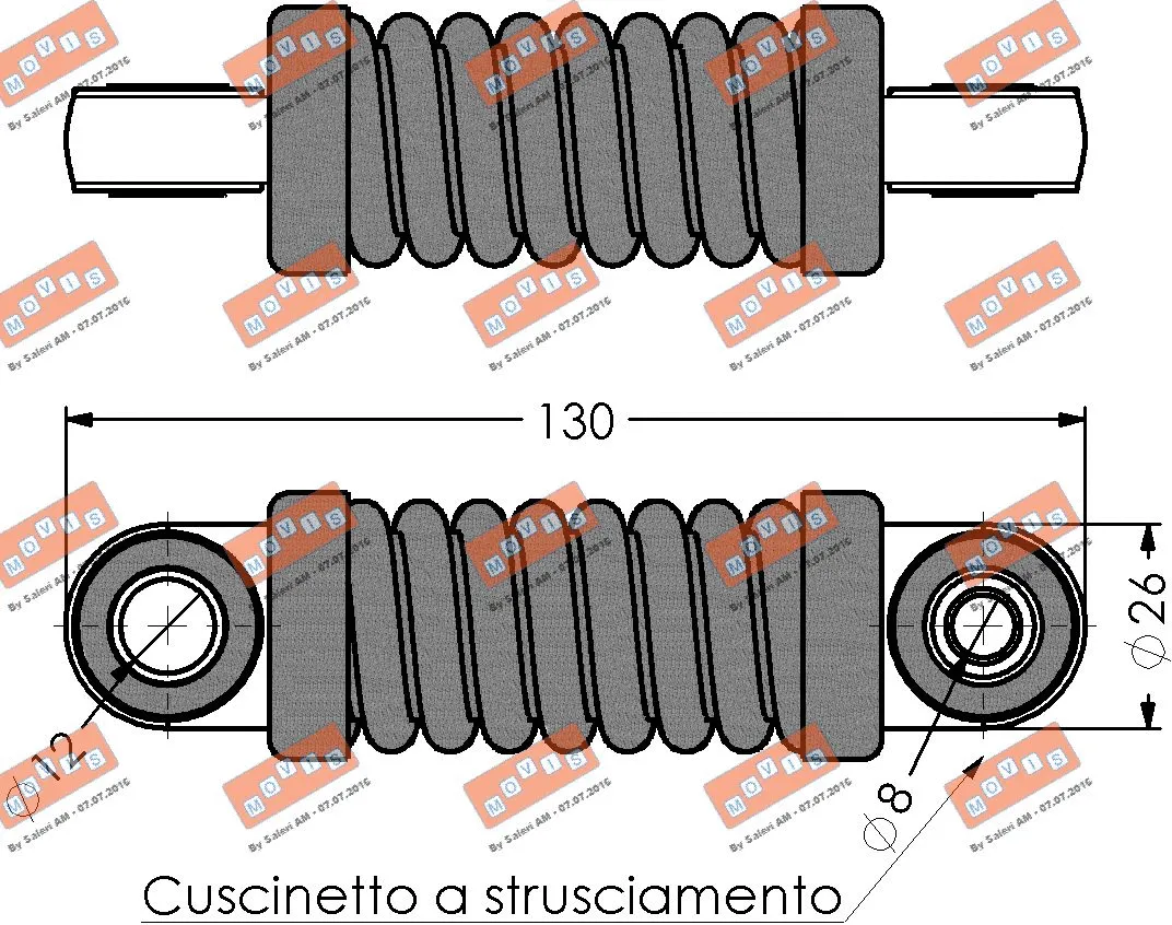 Vibration Damper, V-ribbed belt