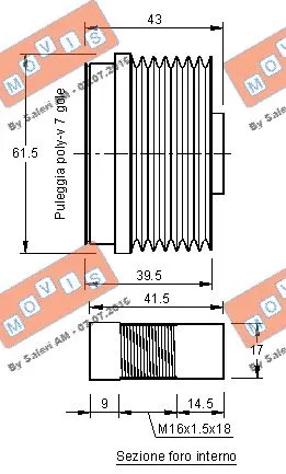 Alternator Freewheel Clutch