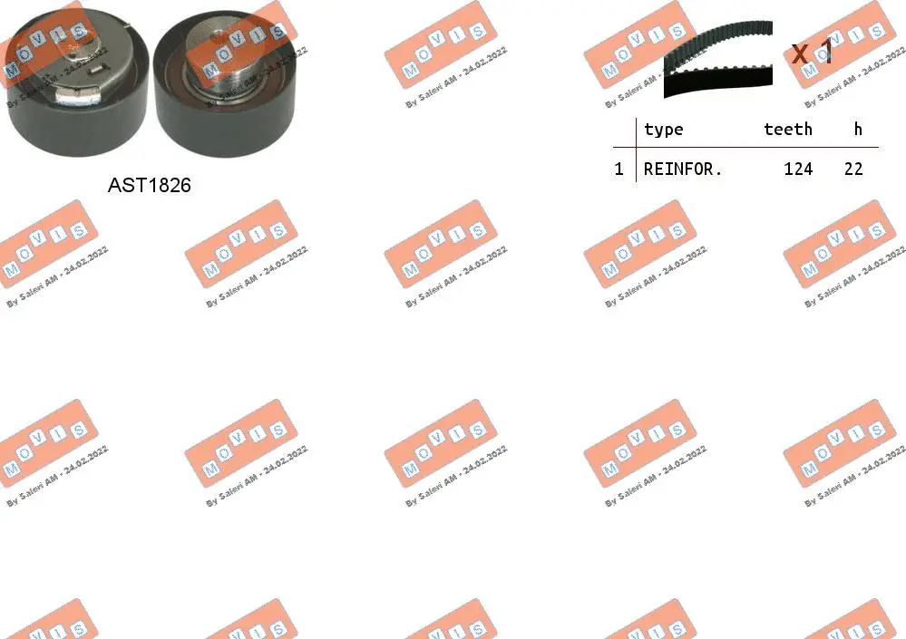 Timing Belt Kit (ASTK0842)