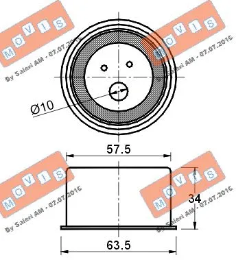 Tensioner Pulley, timing belt