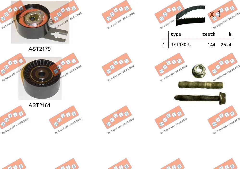 Timing Belt Kit (ASTK0860)