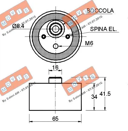Tensioner Pulley, timing belt