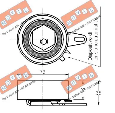 Tensioner Pulley, timing belt