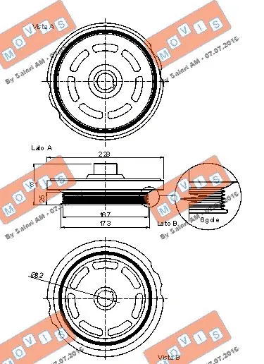 Belt Pulley, crankshaft