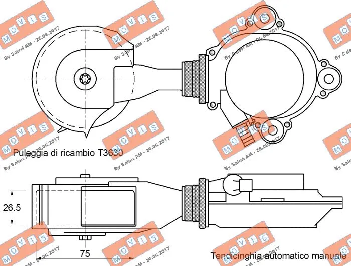 Belt Tensioner, V-ribbed belt