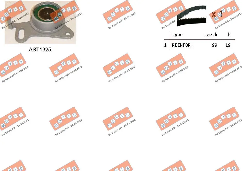 Timing Belt Kit (ASTK1241)