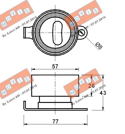 Tensioner Pulley, timing belt