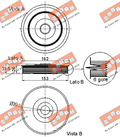 Belt Pulley, crankshaft