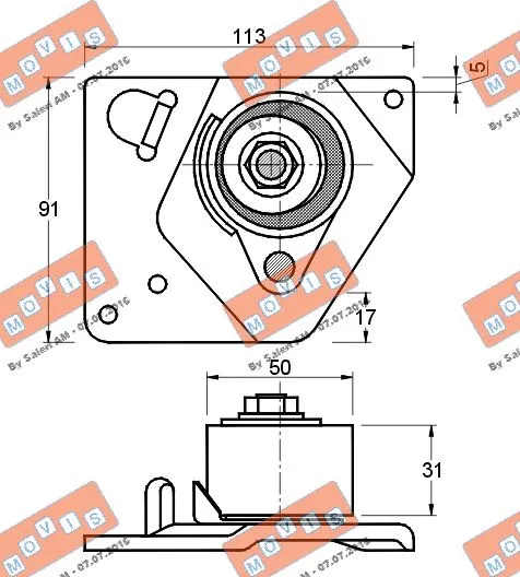 Tensioner Pulley, timing belt