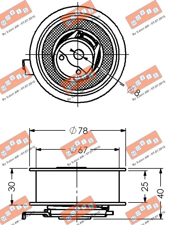 Tensioner Pulley, timing belt