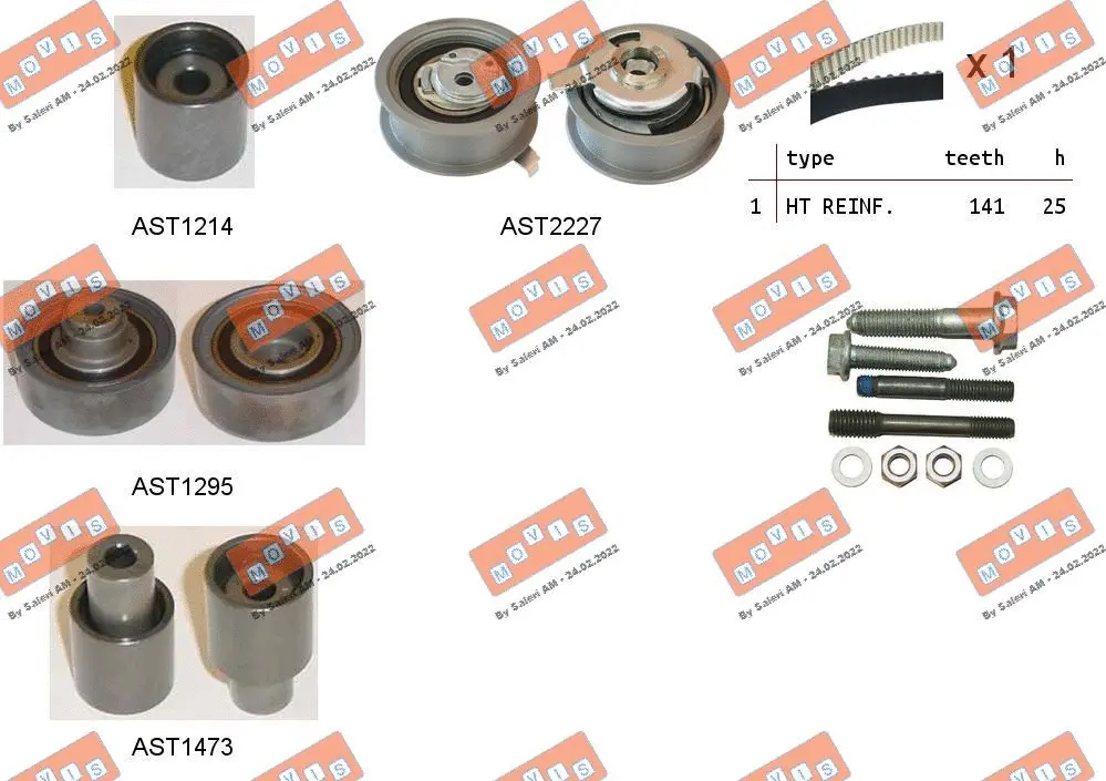 Timing Belt Kit (ASTK0833)